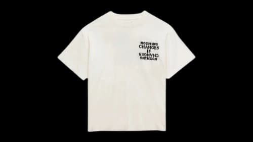 Honor The Gift Nothing Changes Tee White
