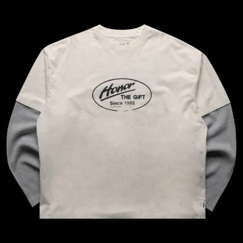 Honor The Gift Just Be Long-Sleeve Tee 'White'
