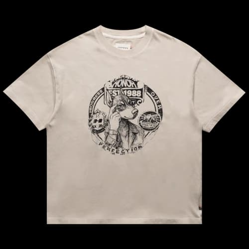 Honor The Gift Progress Over Perfection Short-Sleeve Tee 'Cream'