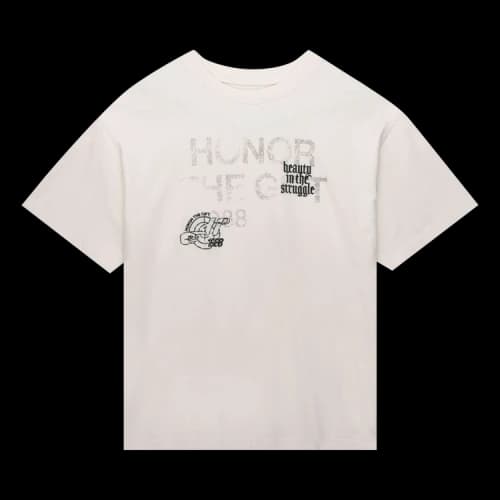 Honor The Gift Beauty In The Struggle Short-Sleeve Tee 'White'