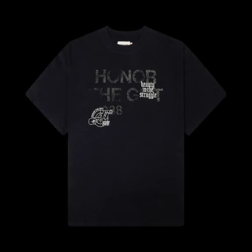 Honor The Gift Beauty In The Struggle Short-Sleeve Tee 'Black'