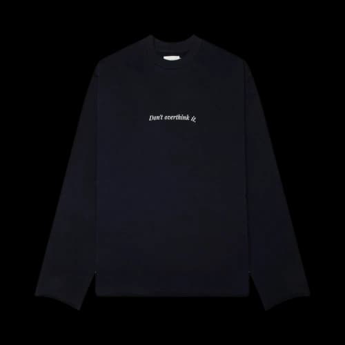 Honor The Gift Dont Overthink It Crewneck Long-Sleeve 'Navy'