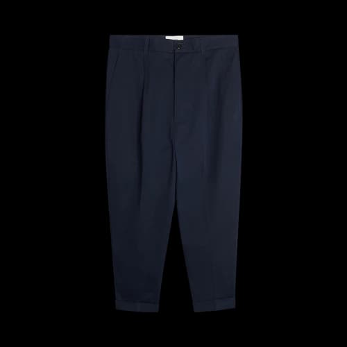 Ami Oversized Gabardine Carrot Pants 'Nautic Blue'
