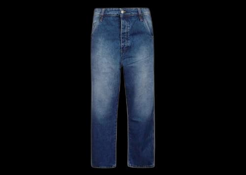 Ami Paris Alex Fit Denim Jeans Used Blue