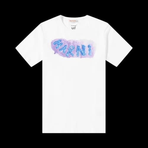 Marni Logo Tee 'Lily White'