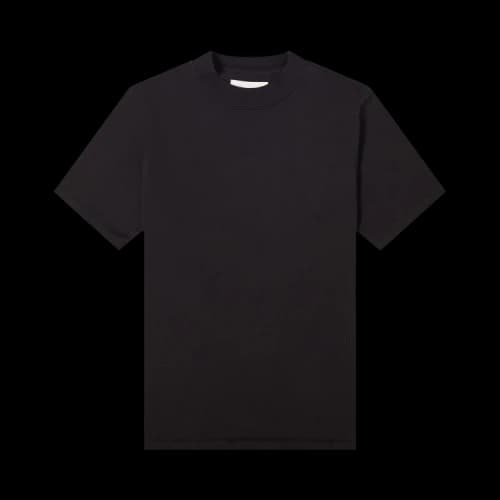 Les Tien Mock Neck Tee 'Jet Black'