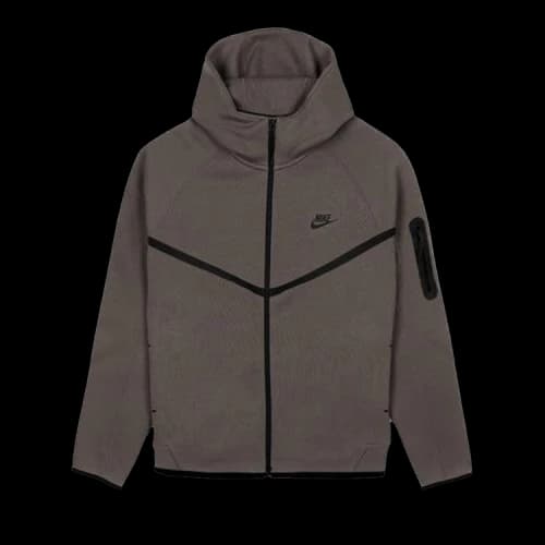 Nike Tech Fleece Windrunner Full Zip Hoodie Cave Stone/Black