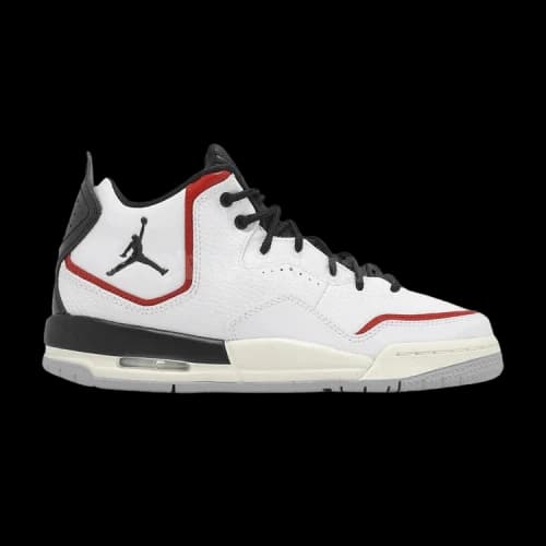 Jordan Courtside 23 Mid top Basketball Shoes White Black Red Unisex