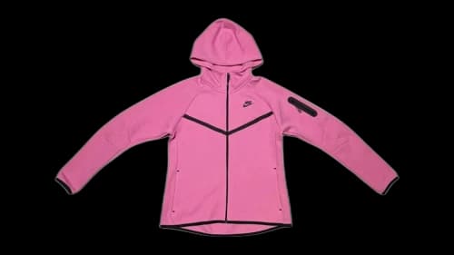 Nike Sportswear Women's Tech Fleece Full Zip Hoodie Playful Pink