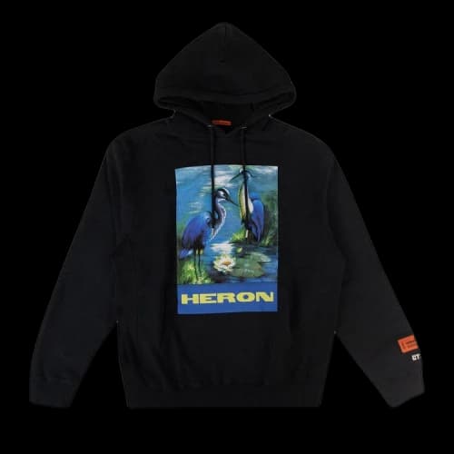 Heron Preston Oversized Heron Print T-Shirt 'Black'