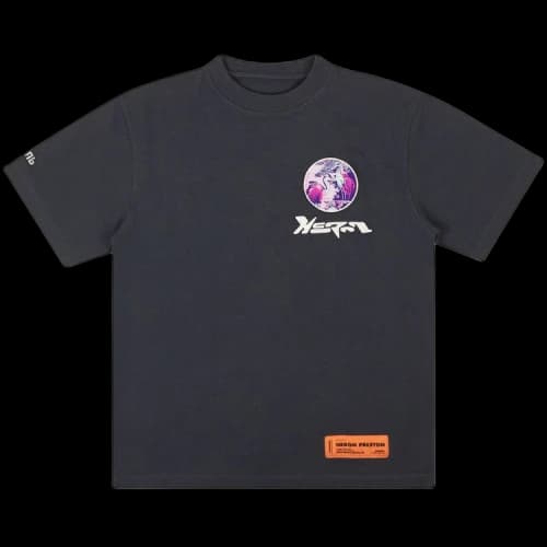 Heron Preston Circle Eclipse T-Shirt 'Navy'