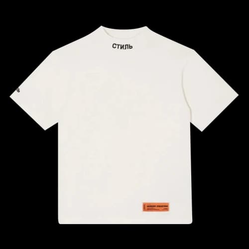 Heron Preston CTNMB Short-Sleeve Turtleneck 'White/Black'