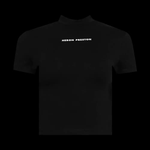 Heron Preston Short-Sleeve Baby Tee 'Black/White'