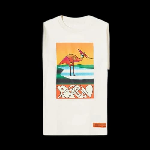 Heron Preston Printed Crewneck T-Shirt 'Cream'