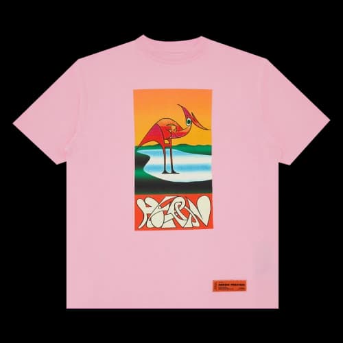 Heron Preston Abstract Short-Sleeve Tee 'Pink/Orange'