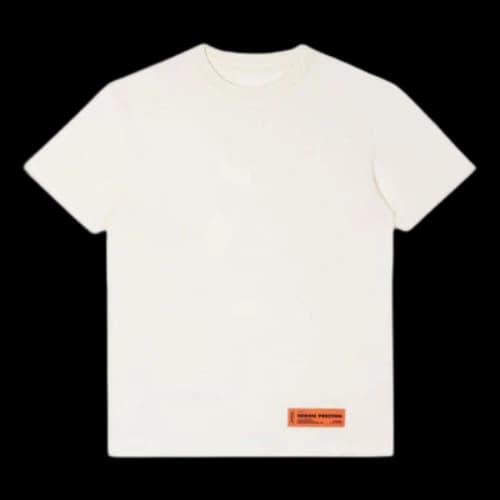 HERON PRESTON SS22 Logo Recycled T-shirt 'White' (Women's)