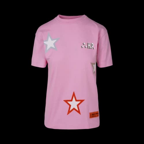 Heron Preston Star Printed Crewneck T-Shirt 'Pink'