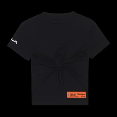 Heron Preston Knotted Baby T-Shirt 'Black/White'