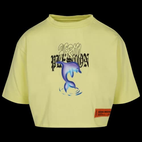 Heron Preston Crop Short-Sleeve Tee 'White'