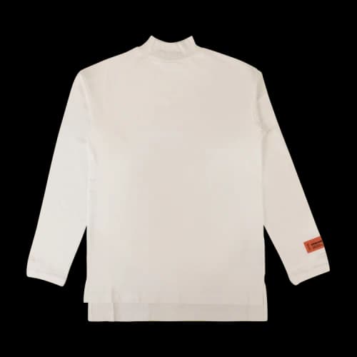 HERON PRESTON CTNMB Mock Neck Long-Sleeve T-shirt 'White' (Women's)