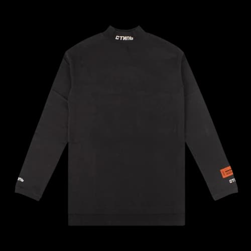 Heron Preston CTNMB Mock Neck Long-Sleeve T-Shirt 'Grey'