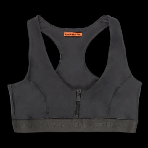 Heron Preston Elastic Zipper Top 'Black'