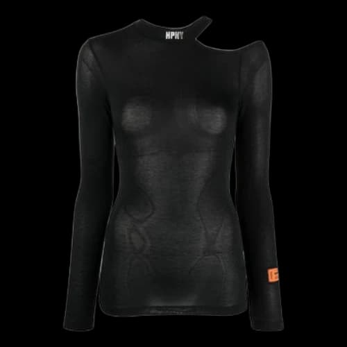 HERON PRESTON SS23 Long Sleeve T-Shirt 'Hpny' (Women's)