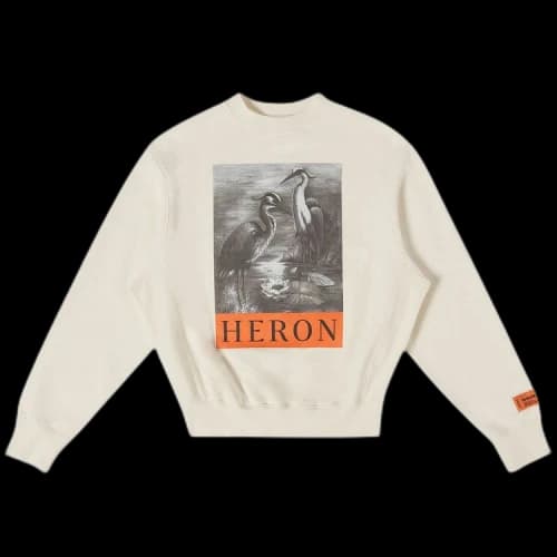Heron Preston NF Heron Bw Crewneck White/Black