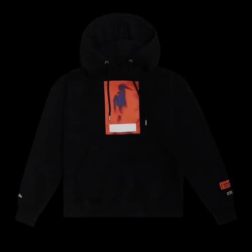 Heron Preston Censored Heron Hoodie 'Black/Orange'