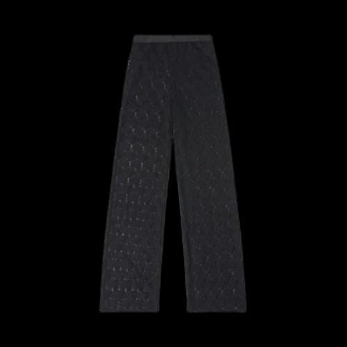 Heron Preston Lace Wide Leg Trousers 'Black'