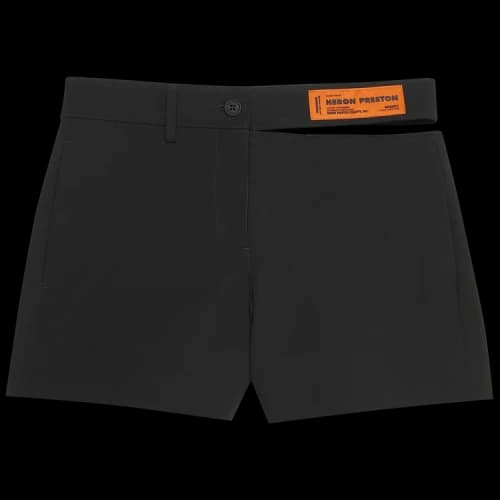 Heron Preston Open Side Belt Shorts 'Black'