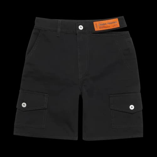 Heron Preston Open Side Belt Cargo Shorts 'Black'