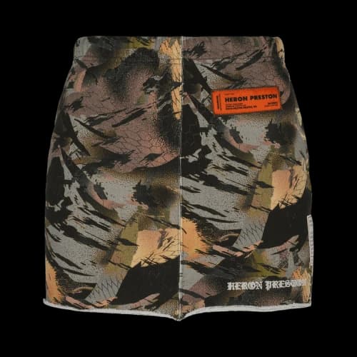 Heron Preston Logo Patch Skirt 'Camouflage'