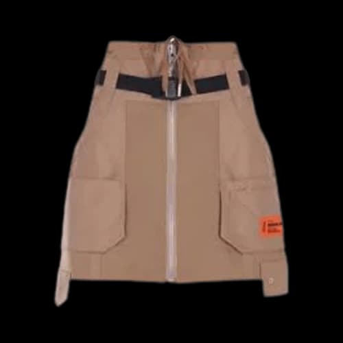 Heron Preston Cargo Skirt 'Caramel'