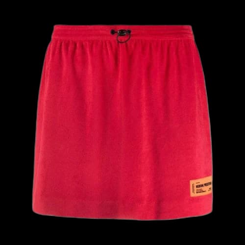 Heron Preston Terry Mini Skirt 'Red'