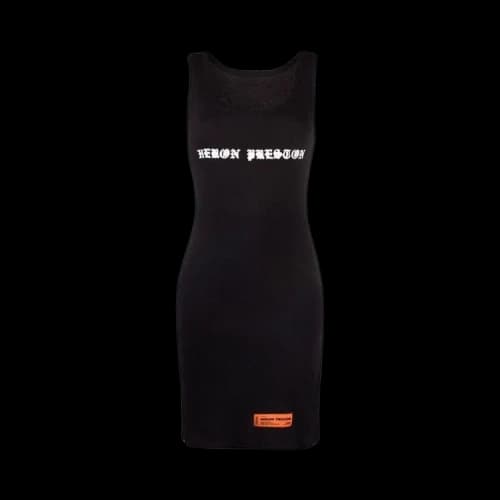 Heron Preston Gothic Tank Dress 'Black/White'