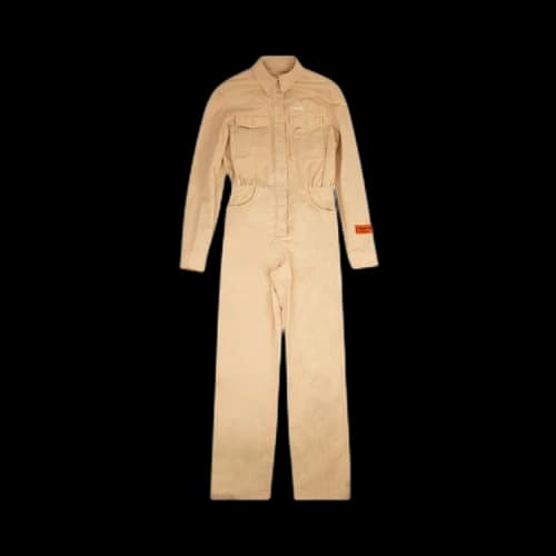 Heron Preston Utility Logo Patch Jumpsuit 'Beige'