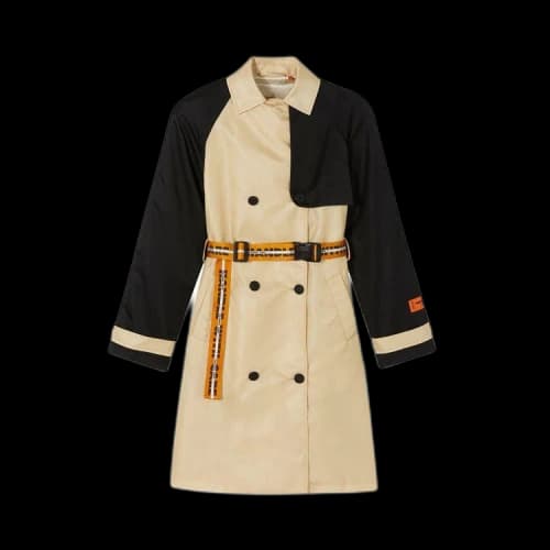 Heron Preston HWC Tape Trench Coat 'Beige'