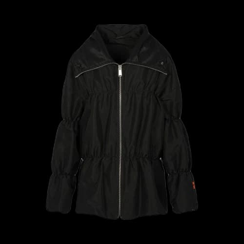 Heron Preston Logo Patch Zipped Oversized Jacket 'Black'