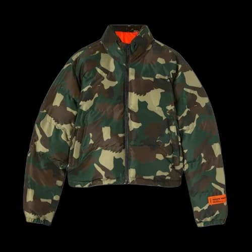 Heron Preston Camo Puffer 'Camo Green'
