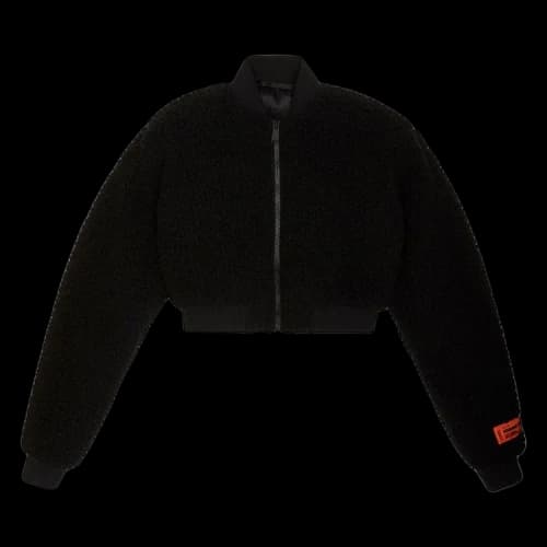 Heron Preston Polar Fleece Bomber 'Black'