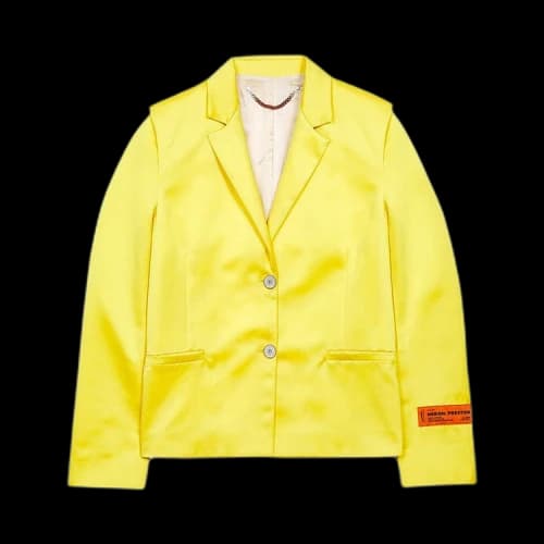 Heron Preston Mikado Tailored Blazer 'Yellow'