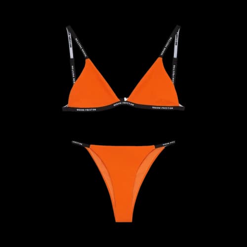 Heron Preston Logo Strap Triangle Bikini 'Orange'