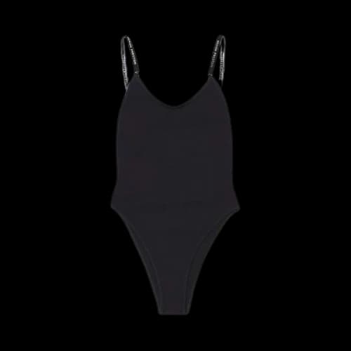 Heron Preston Logo Patch Swimsuit 'Black'