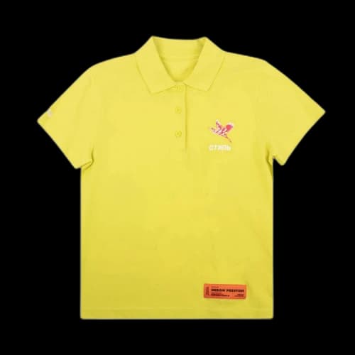 Heron Preston Fitted Polo 'Yellow'