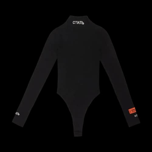 Heron Preston CTNMB Knit Body Suit 'Black/White'