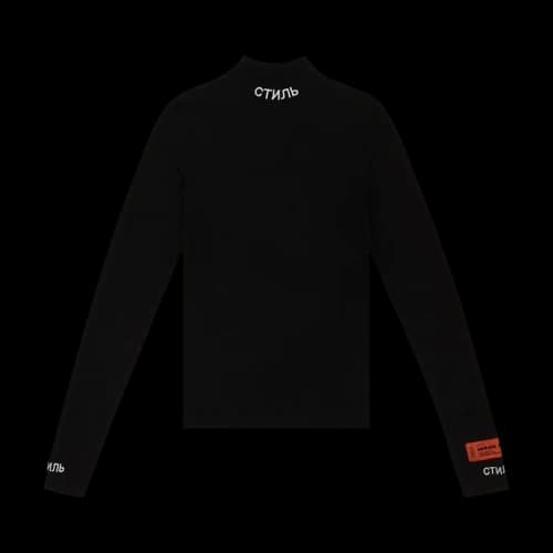 Heron Preston CTNMB Knit Mockneck 'Black/White'