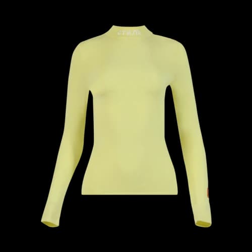 Heron Preston CTNMB Knit Mockneck 'Lemon Yellow'