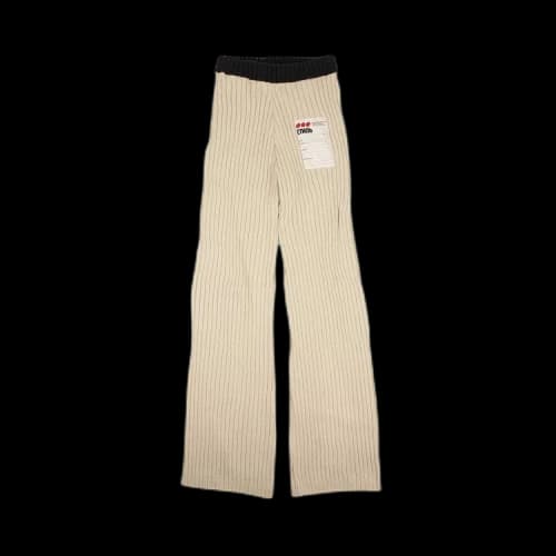 Heron Preston Wool Blend Ribbed Pants 'Beige'