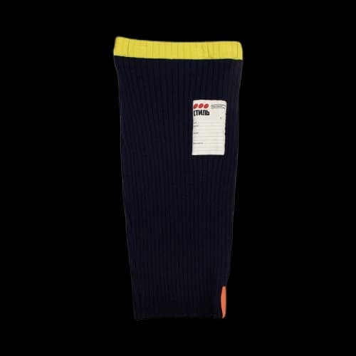 Heron Preston Knitted Skirt 'Navy'
